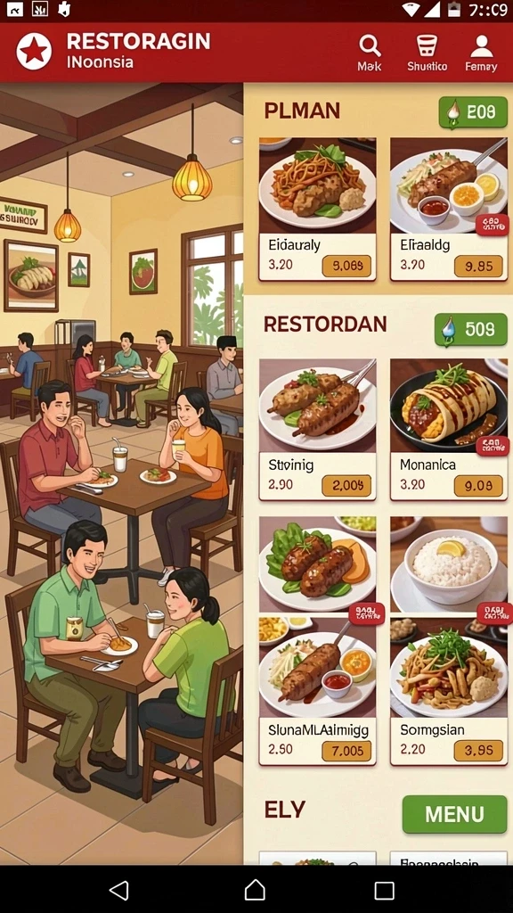 Tampilan luar angkasa yang menakjubkan dan penuh warna.