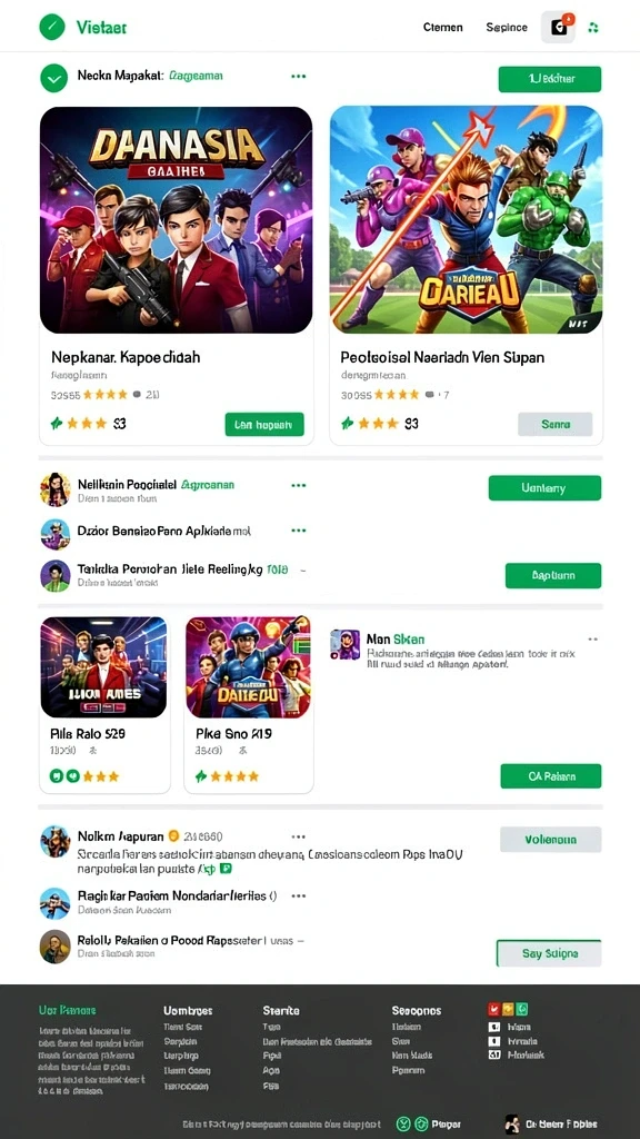 Tangkapan layar memperlihatkan item yang dapat digunakan dalam permainan.
