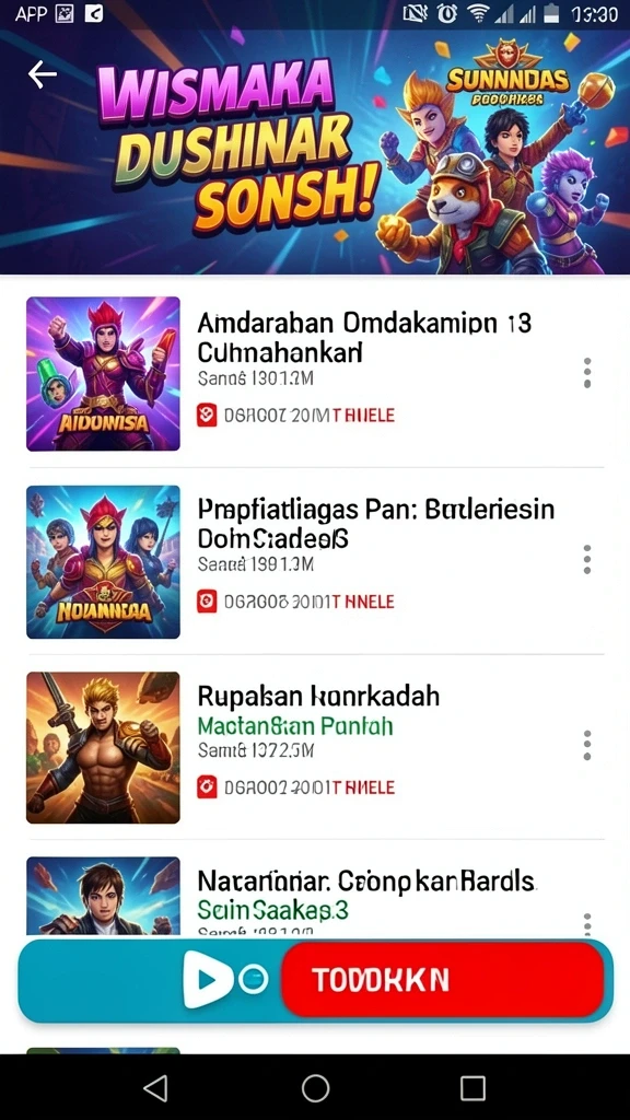 Grafis yang memukau dan penuh warna.