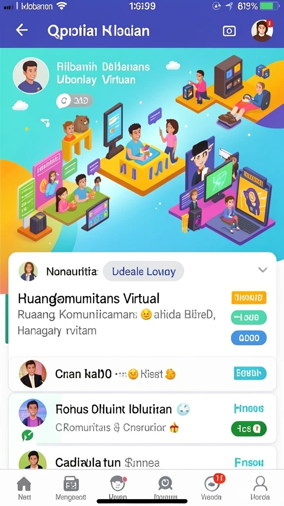 Momen seru saat bermain dengan teman.
