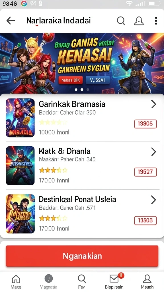 Tampilan antarmuka yang menarik dan mudah dipahami.