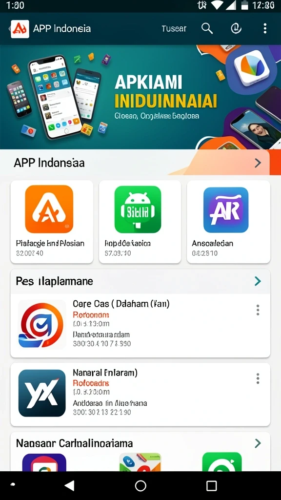 Berbagai kategori permainan yang menarik.