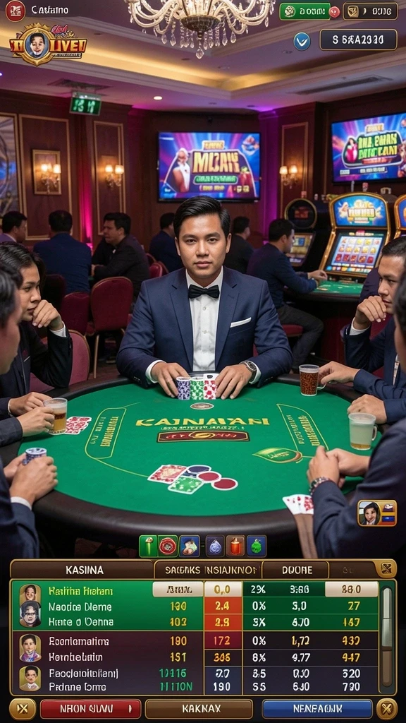 Tampilan antarmuka utama aplikasi CENDANA777.