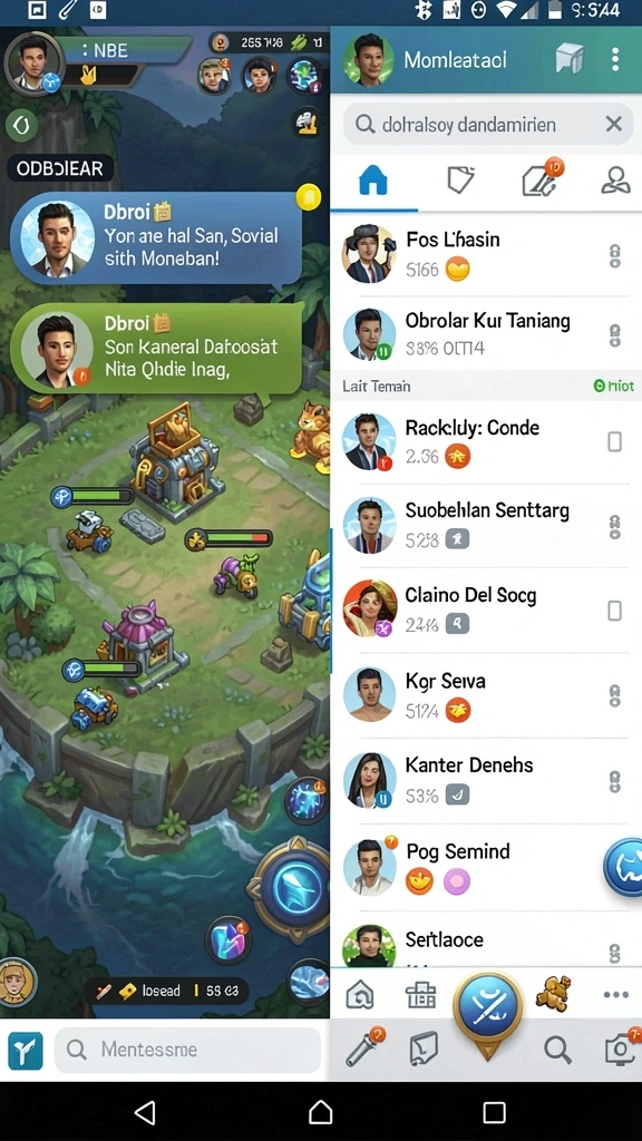 Fitur multiplayer memungkinkan Anda bermain dengan teman.