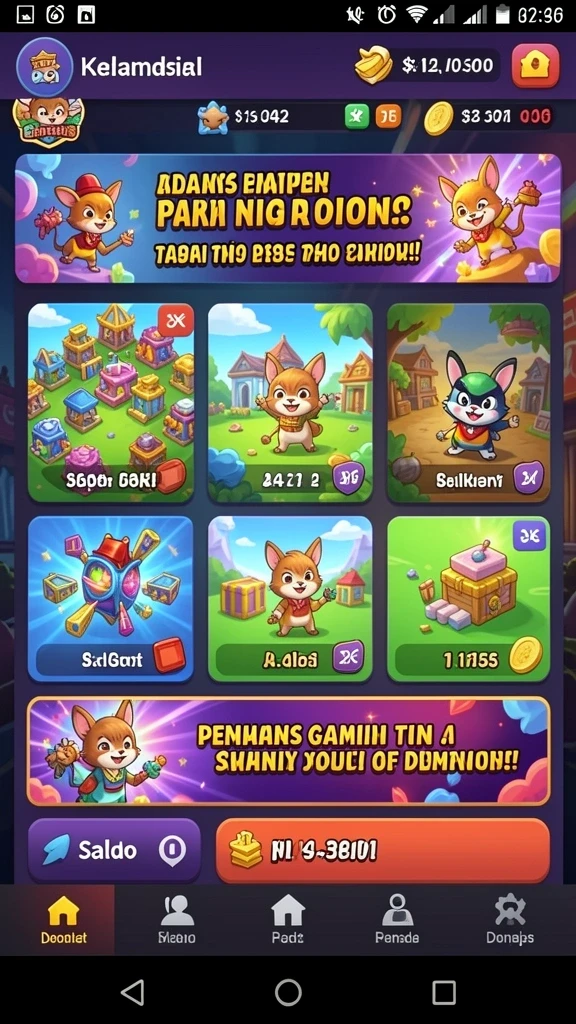 Tampilan antarmuka yang menarik dan mudah digunakan.