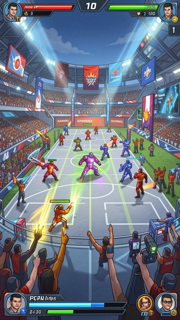 Gambar karakter unik dan variatif dalam game.