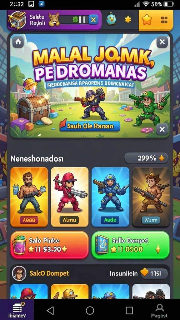 Fitur leaderboard untuk bersaing dengan teman-teman.