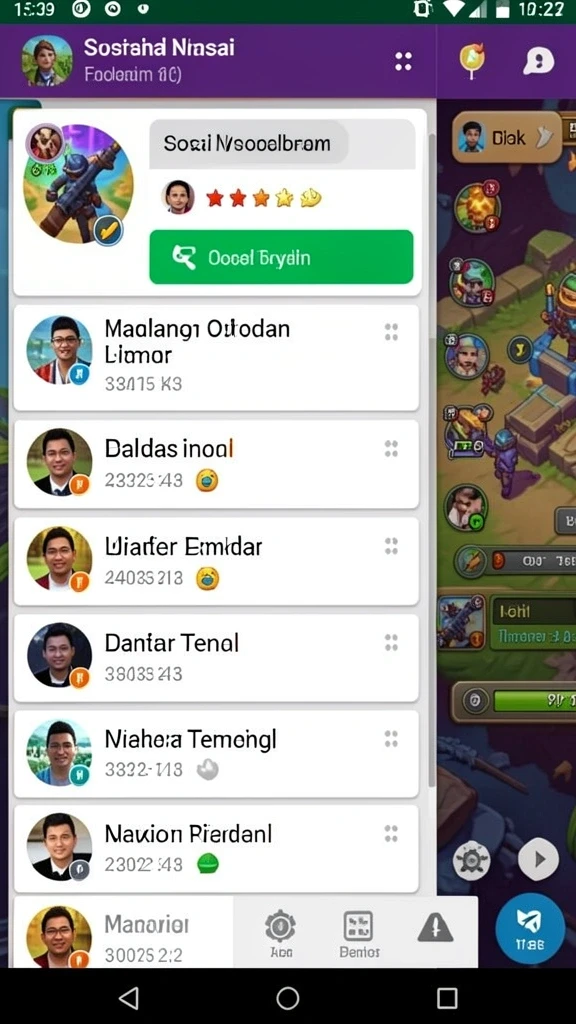 Berbagai pilihan permainan yang seru dan menghibur.