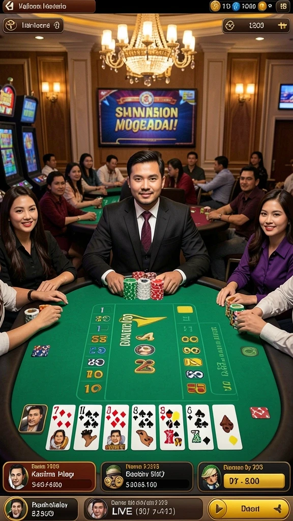 Tampilan antarmuka yang sederhana dan menarik.