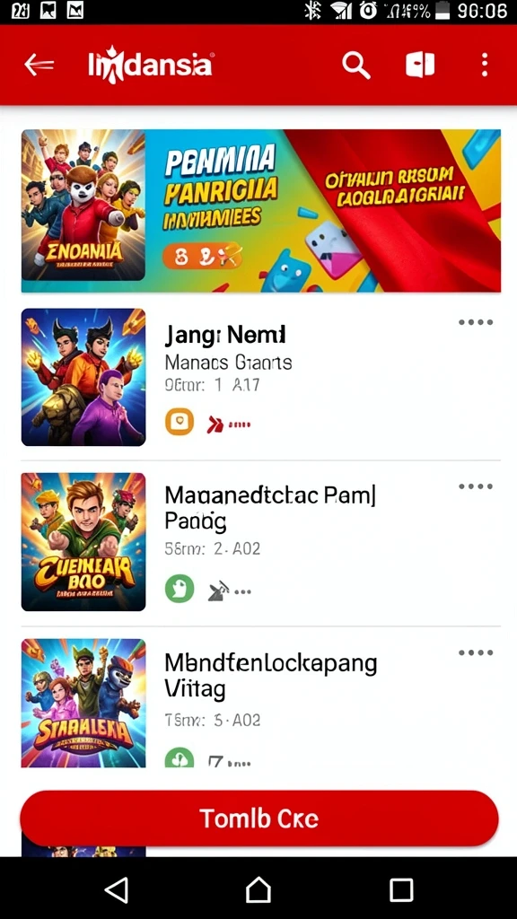 Tampilan antarmuka yang modern dan menarik.