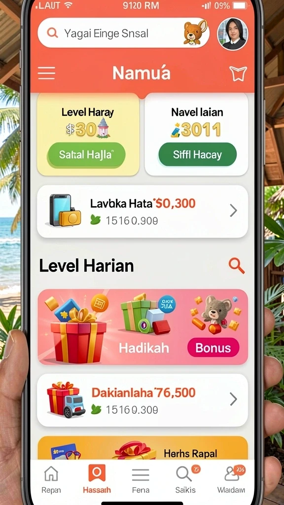 Tampilan awal JAWARA79 yang menarik dan intuitif.