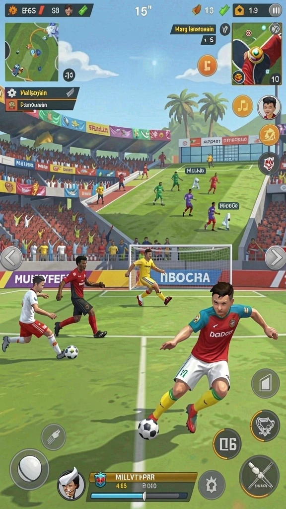 Pengalaman bermain multiplayer yang mengasyikkan dan interaktif.
