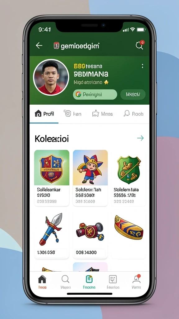 Menu utama dengan akses mudah ke semua fitur.