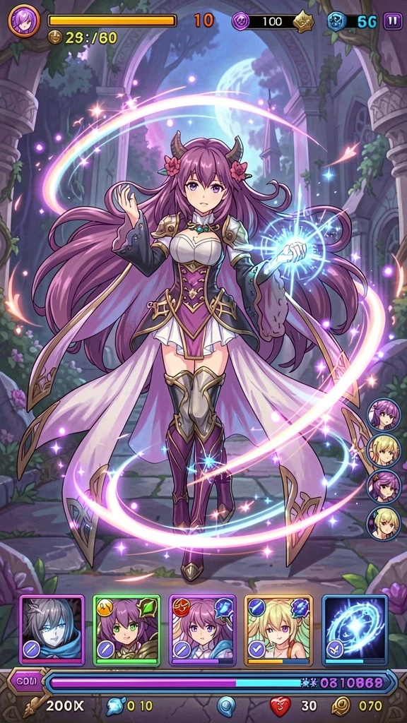 Berbagai karakter menarik untuk dipilih dan dimainkan.