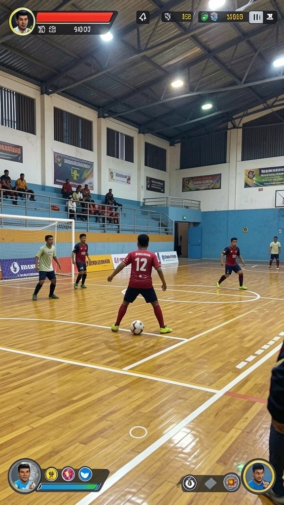 Tangkapan layar memperlihatkan latar belakang menawan dari level baru.