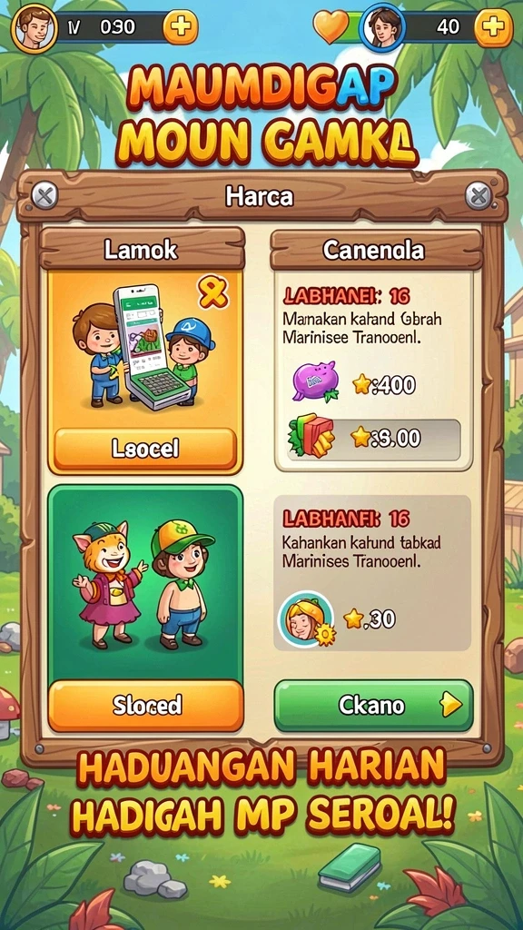 Level tantangan yang menantang dan seru untuk dimainkan.
