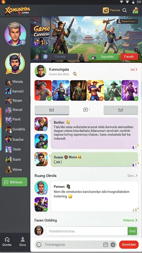 Mode multiplayer yang seru dan kompetitif.