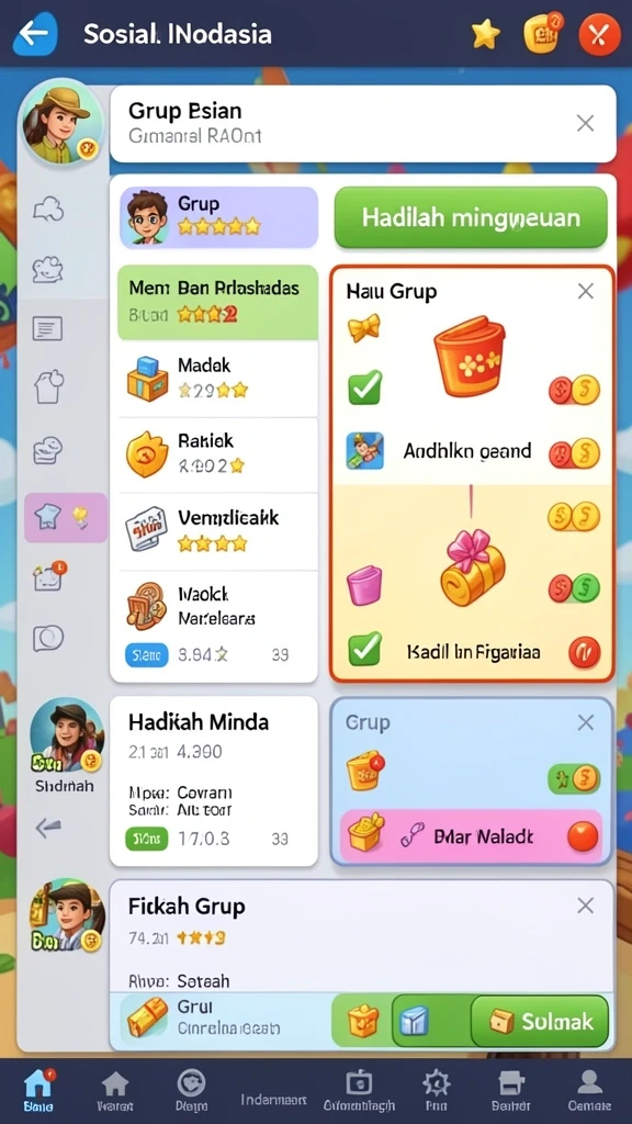 Tampilan grafis yang memukau dan detail.