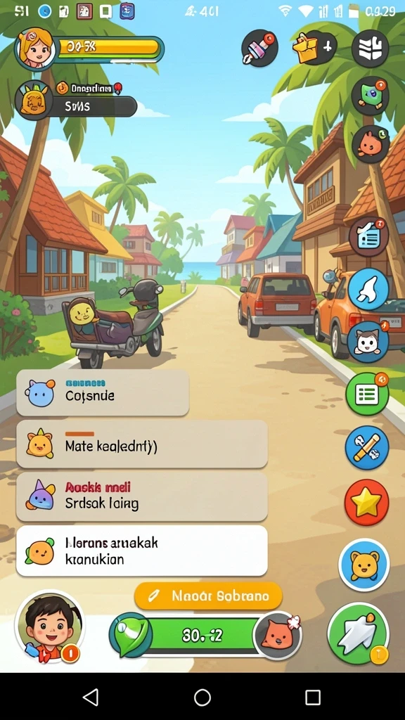 Level permainan yang menantang dan seru.