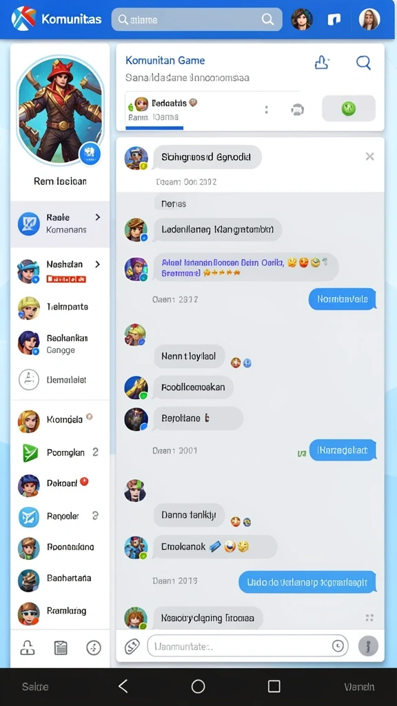 Fitur multiplayer yang memungkinkan bermain dengan teman.