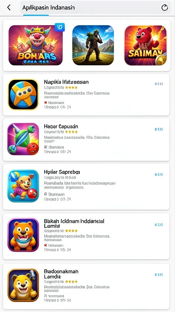 Tampilan antarmuka yang menarik dan user-friendly.