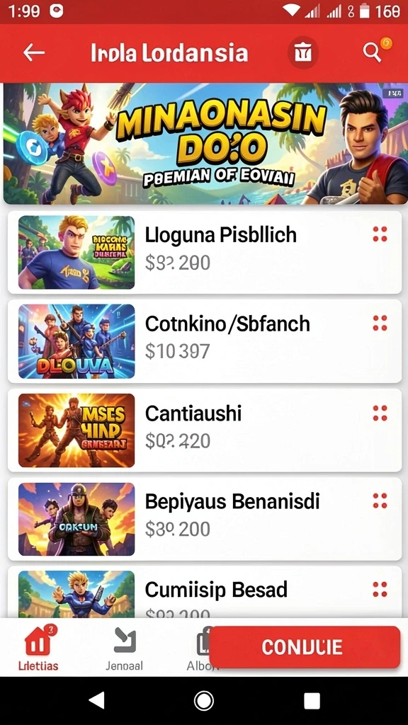 Fitur event dengan hadiah menarik setiap bulan.