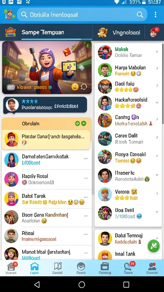 Tampilan antarmuka yang user-friendly dan sederhana.