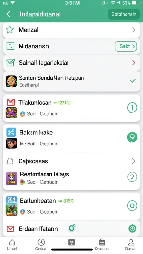 Tampilan antarmuka yang menarik dan mudah digunakan.