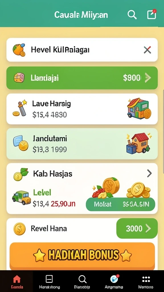 Beragam jenis permainan klasik yang seru.