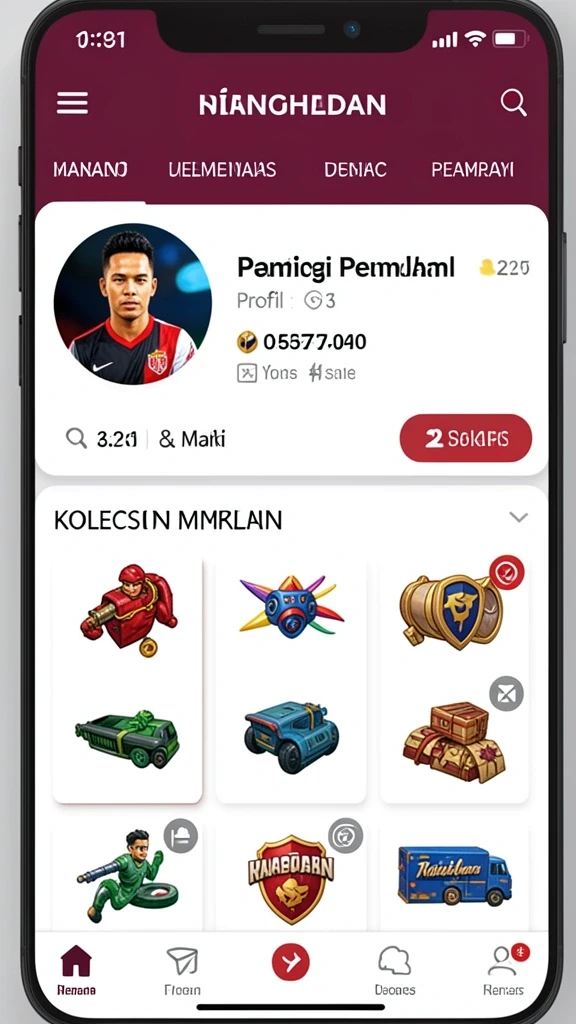 Tampilan awal yang memikat dan informatif.