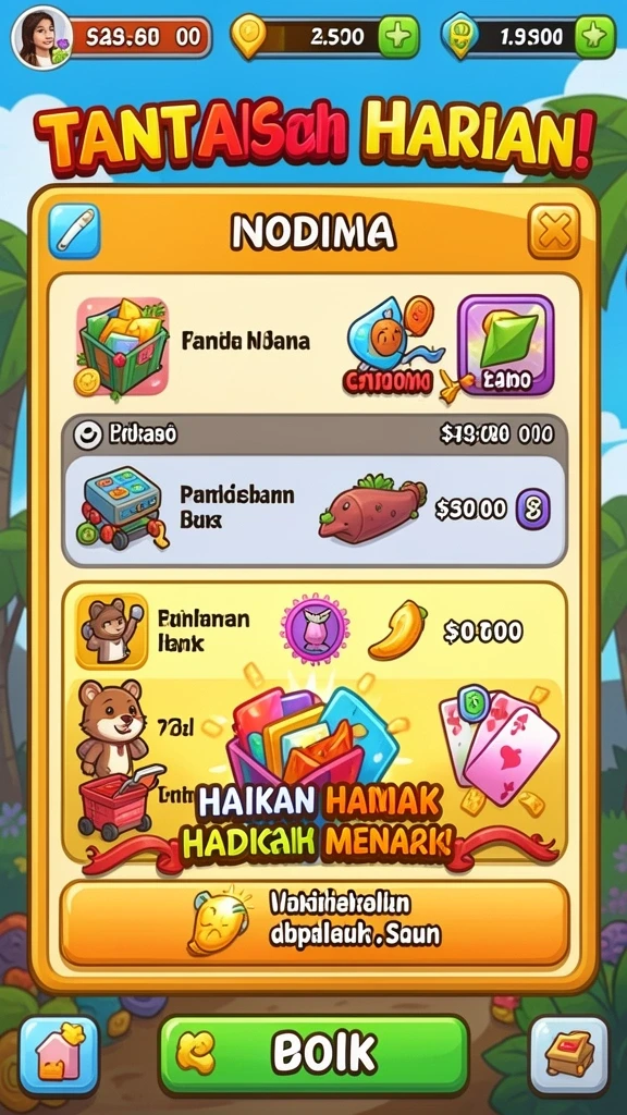 Tampilan antarmuka yang menawan dan mudah digunakan.