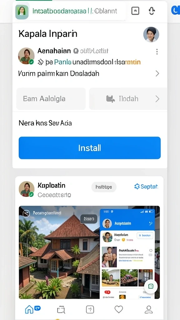Tangkapan layar karakter utama dalam aksi.