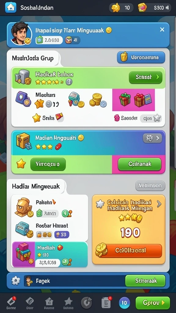 Tampilan antarmuka yang user-friendly dan menarik.
